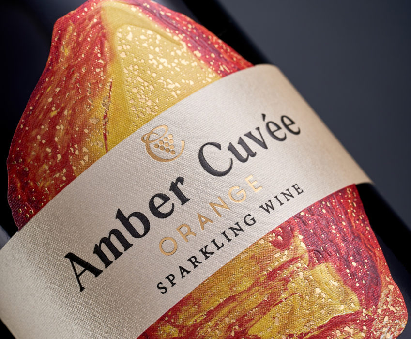 Sparkling Wine Label Design - Cricova Amber Cuvee
