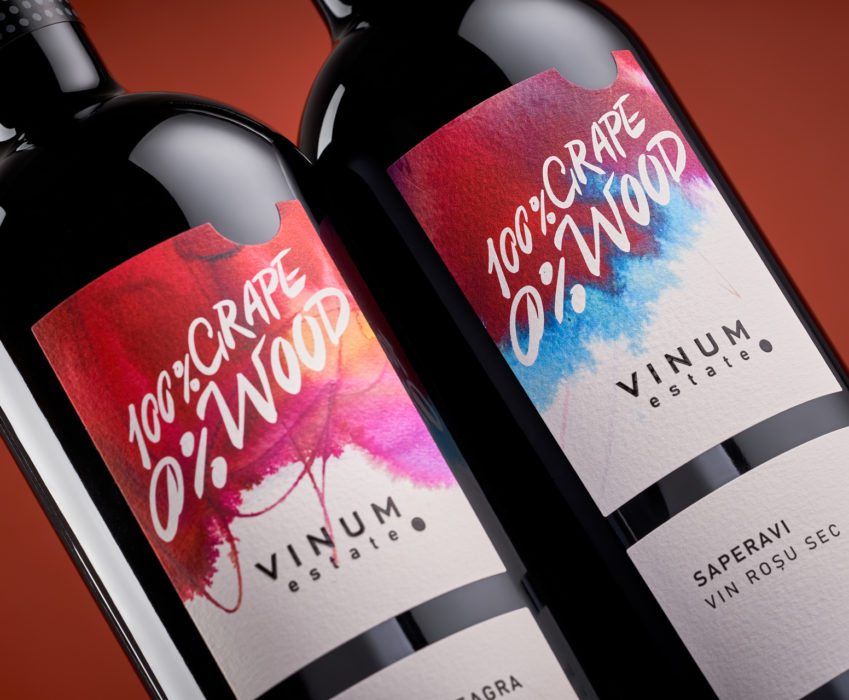 Wine Label Design - Vinum Estate 0 Wood Wine Label Design - Vinum Estate 0 Wood