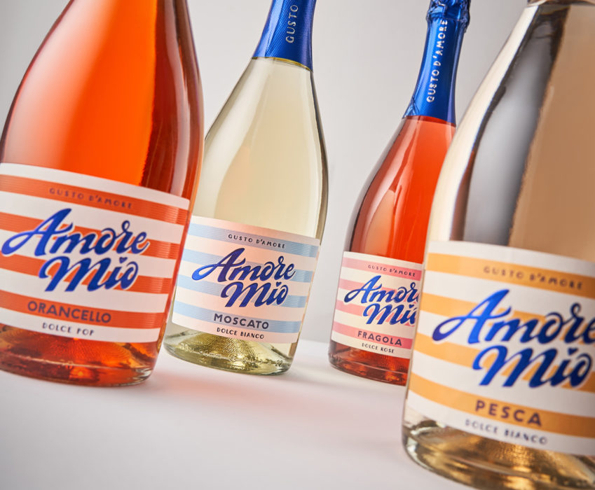 Cocktail Label Design - Amore Mio