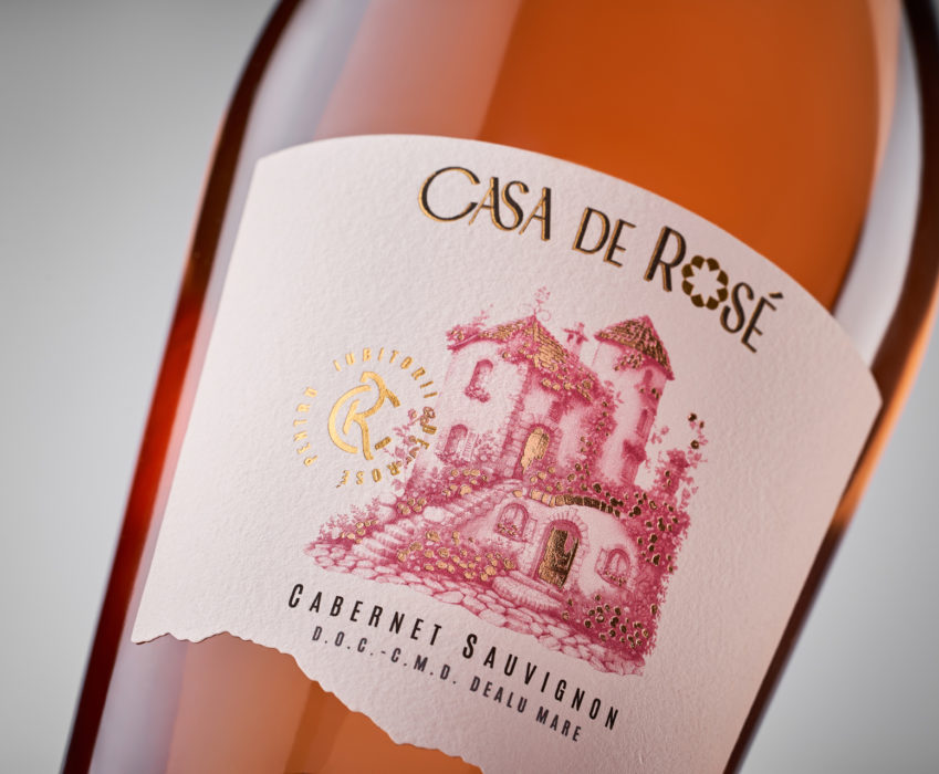 Casa de Rose Wine Label Design